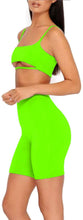 Load image into Gallery viewer, Lime Green Shorts Set