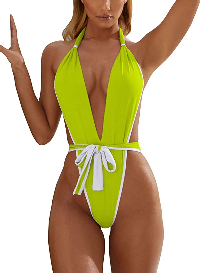 Deep V Monokini