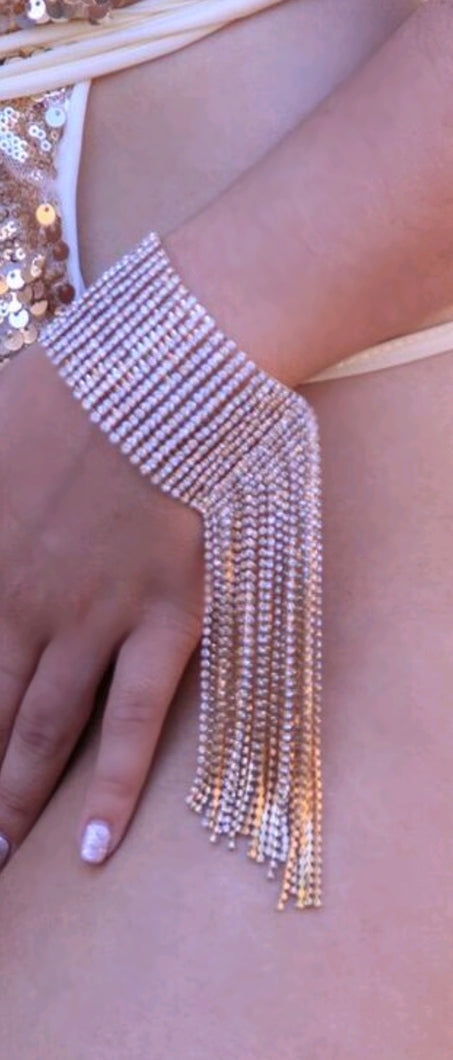 Gold Fringe Bracelet